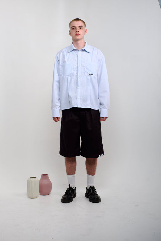 A1.4 BOX PLEATED SHORTS