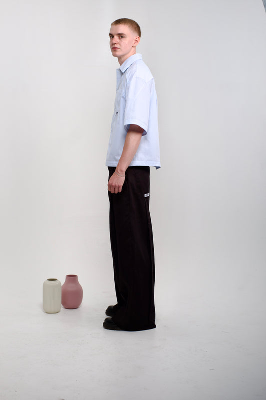 A1.6 KNIFE PLEATED PANTS