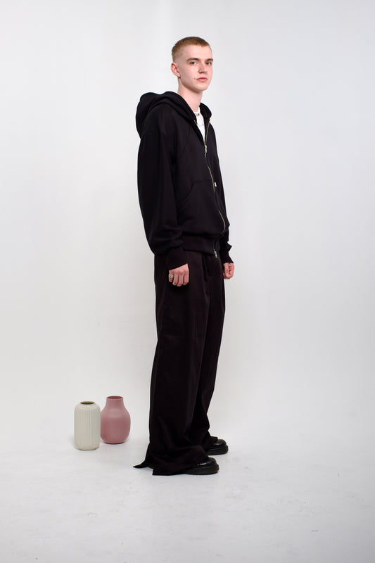 A1.2 BOX PLEATED PANTS