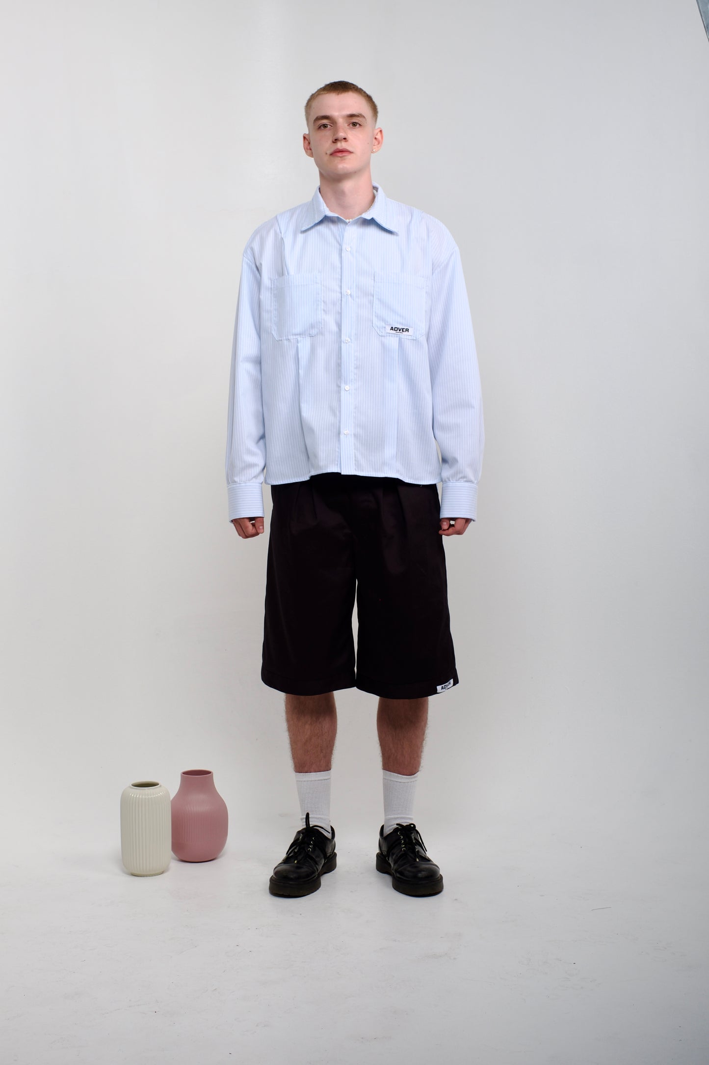 A1.4 BOX PLEATED SHORTS